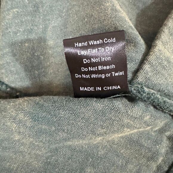 POL Corduroy Floral Patchwork Jacket | Large | Green Button Front - Picture 8 of 10